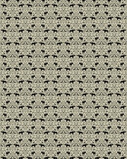 Meterware König des Waldes culla Schwarz