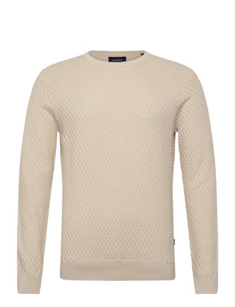 Cable Knit Jumper Cream Lindbergh
