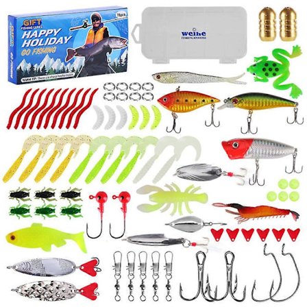 Fiske Julekalender til Voksne Mænd & Teenagedrenge Fiskelokkemad Jule Nedtællingskalender Fiskegaver til Lystfiskere