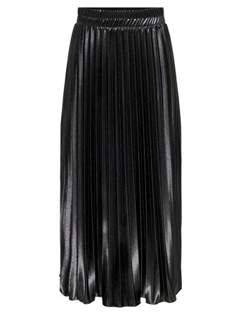 Onllyon Pleated Shine Skirt Jrs Black ONLY