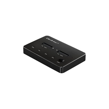 Qoltec - SSD-dockningsstation - NGFF - M.2 Card / SATA 6Gb/s - USB 3.1