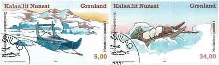 Grønland - Hundeslæder I - Stemplet sæt 2v