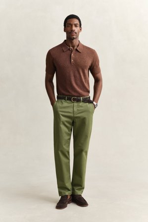 GANT Herren Regular Fit Classic Chinohose (34/32) Grün