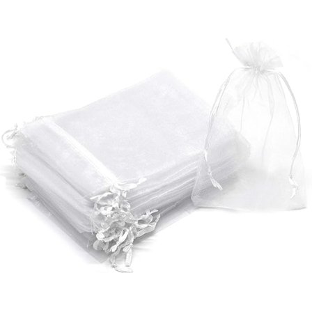 Beskyttende gaze pose til drueklaser med snøre - 30x20cm/23x17cm frugtposer (100 stk)