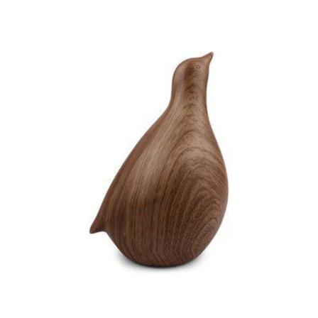 Fågel Brun Polyresin 19 cm Brown