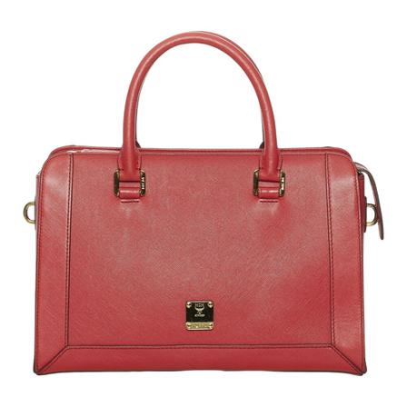 MCM Pre-owned, Handbags Rood, Dames, Maat:ONE Size