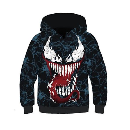 Spider-man: Into The Spider-verse Hupparit Gwen Venom Spiderman Paita Cosplay Lapset Pojat Tytöt Hupullinen Pusero Jumperit -a