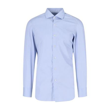 Finamore Casual Shirts blå, Herr, Herr, Storlek: 4XL