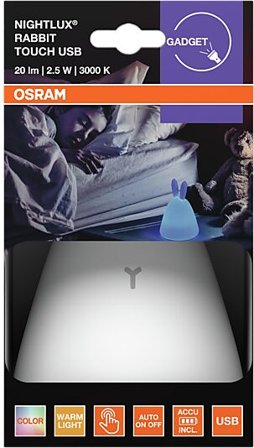 OSRAM Led Nattlampe Kanin Oppladbar