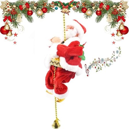 (Rød) Julenissen Klatreperler, Julenissen Musikk Klatre Ro