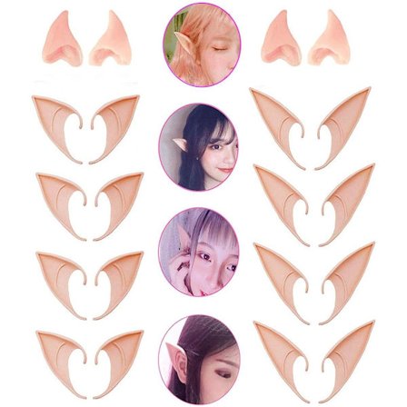 10 Par Alveører, Latex Alve, Cosplay Ører [GKS]