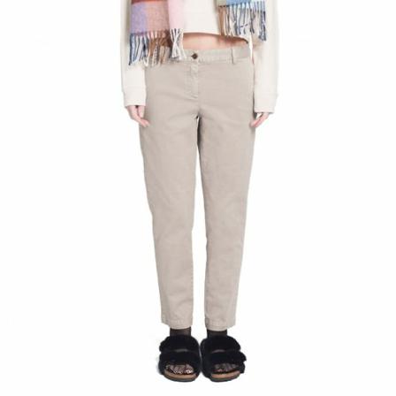 White Sand Straight Byxor beige, Dam Kostymbyxor, Dam, Storlek: S