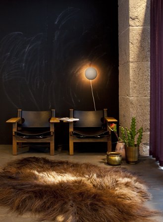 PH Hat vegglampe - hvit/rosa