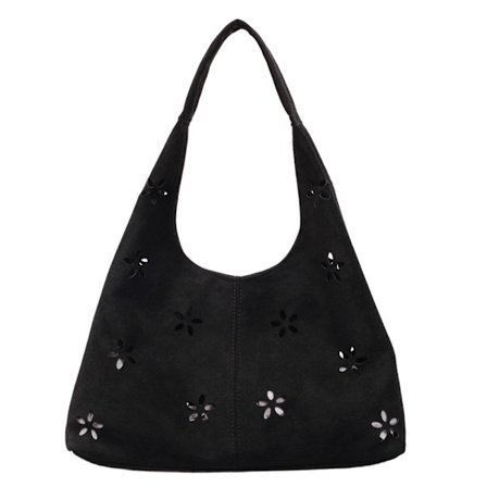 Stor hul dameveske, moteriktig og nisje pendler skulderveske