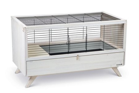 Kanin/Gnagerbur, Hvit - 120cm