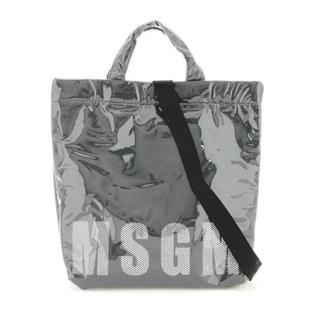 Msgm Tote Tass , Grijs , Dames , Maat: ONE Size Shoppers