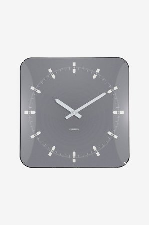 Karlsson - Seinäkello Sucinto Dome - Harmaa - Seinäkellot & pöytäkellot - - Homeroom