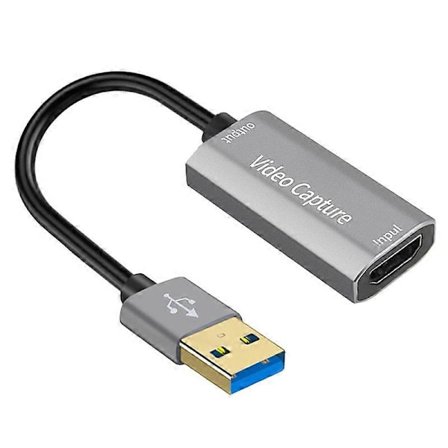 HDMI-kompatibel til USB Video Capture Card Spill Kamera Opptaker Live Streaming Webcasting