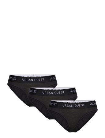 URBAN QUEST The Bamboo 3-Pack Bikini Brief - Black - XL