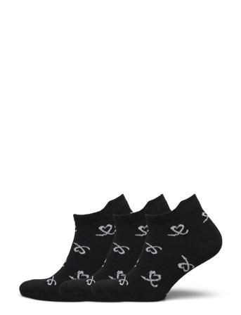Heart Sock Pack, Kit Of 3 Lingerie Socks Footies/Ankle Socks Sort Daily Sports