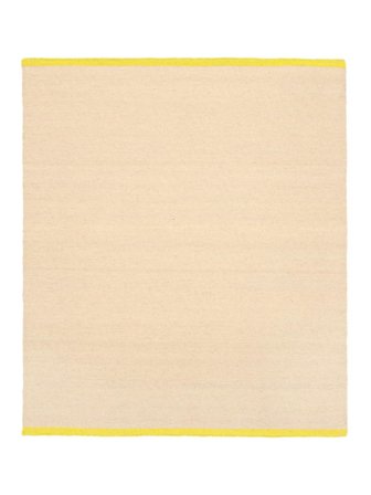Plain (Single Colored) Large Moderna Flat Rug - Beige/Yellow 250X300 In Modern Style