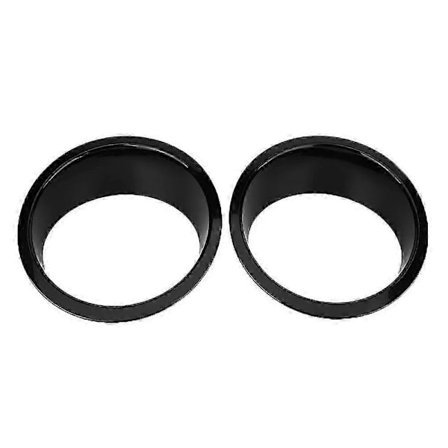 1 par bil forlygte lampe beskyttelses trim passer til Jeep Wrangler 2007-2017 sort