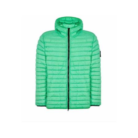 Stone Island Loom Woven Chambers Down Jakke Grøn, Herre