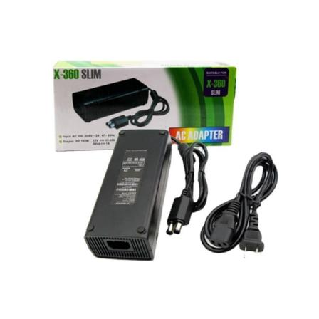 For X-360SLIM Host Firecow Xbox360slim Pull Rope Xbox360 Lader 110-240V Black American Standard