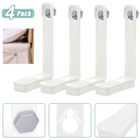 4 stk. lakenfestere, lakenholdere for å holde laken på madrassen