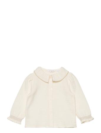 Cheesecloth Cotton Blouse Mango Cream