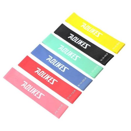 6-pack Träningsband Motståndsband Gummiband