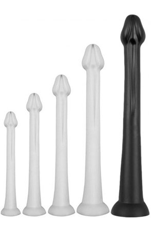 Darksil Whale Dildo XXL Black 55 cm Extra lång analdildo - Blushme.se