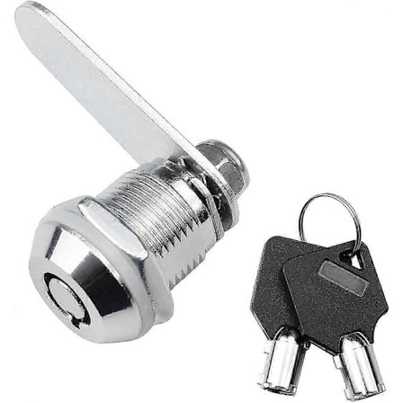 Kestävä putkilukko - avain ei jää lukkoon, avaimen helppo poisto lukitussa ja avatussa asennossa