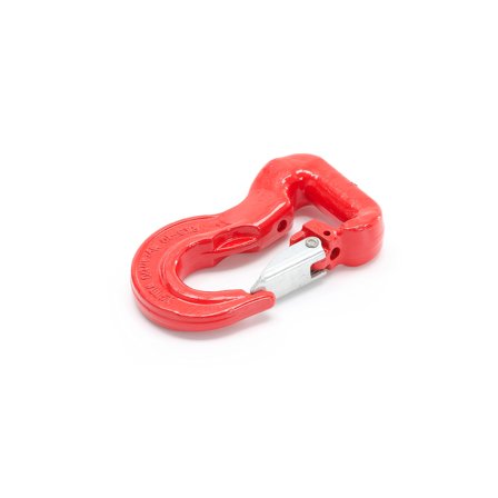 Rundhaken mit Verschluss, 5000 kg, rot