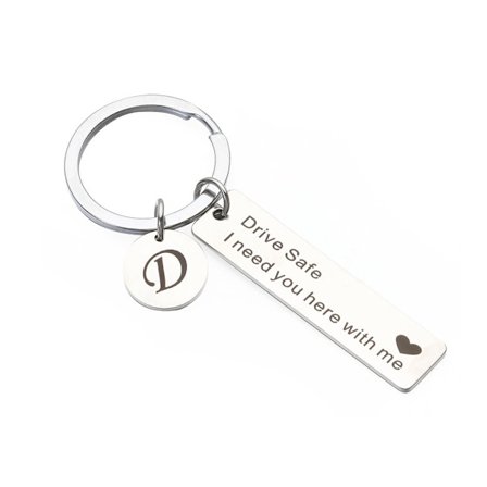 Turvallista matkaa avaimenperä A-Z 26 alkukirjainta kirjain avaimenperä D D