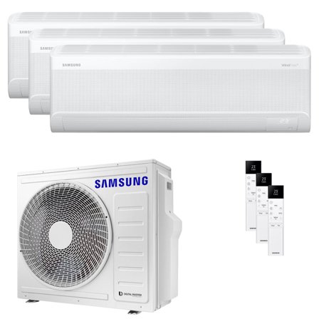 Condizionatore Samsung Windfree Elite S2 trial split 12000+12000+12000 BTU inverter A++ wifi unità esterna 8 kW