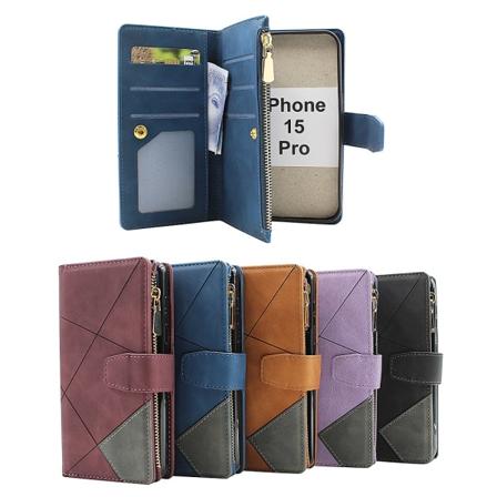 XL Standcase Lyxfodral iPhone 15 Pro Lila