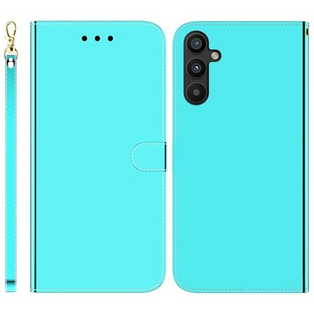 Mirror Samsung Galaxy A54 Flip Fodral - Cyan