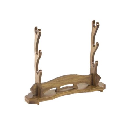 Træ Våben Display Stand Støtte Holder Fest Gave Tilbehør til Hjem Festival Ferie Fest Dekoration