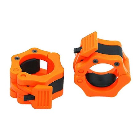 2 stk. vektstang, plastklemme, vektstangkrave, låsestang, treningsstudio, fitness