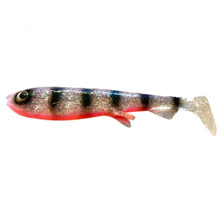 Wolfcreek Shad 8,5cm, 6g (5-pack) - Striped Ghost (UV)