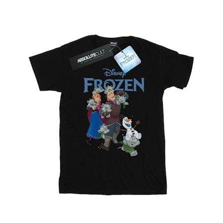 Disney Dam/Damer Frozen Happy Trolls Bomull Boyfriend T-Shi