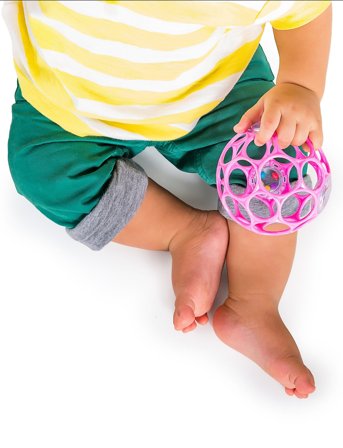 Oball Oball Rattle - Pink - Pink - ONE SIZE