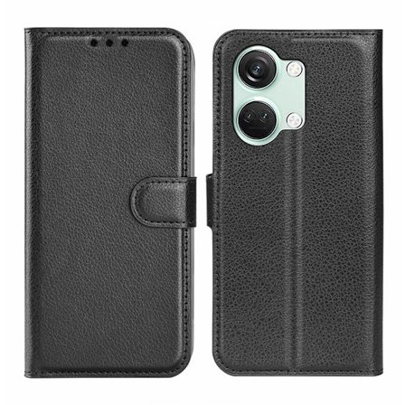 OnePlus Nord 3 5G Plånboksfodral med Stativ - Svart