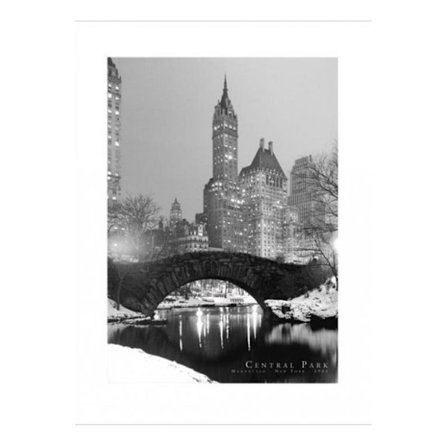 Poster - Central Park 1961 B/W