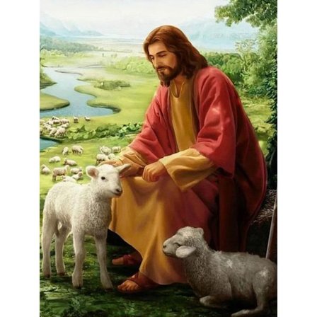 #30x40cm Voksen & Børn 5D DIY Diamantmaleri Sæt - Fr., Fuld Di#