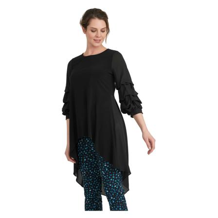 Joseph Ribkoff, 203016 11 Tunic Zwart, Dames, Maat:S