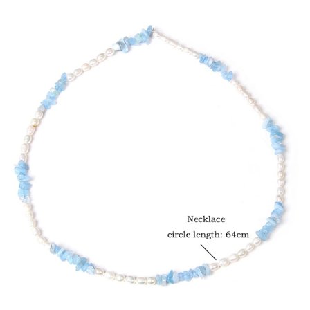 Naturlige perlekjeder, hvite ferskvanns ekte naturlige perler, perlekjede, elegante halskjeder, bryllupssmykker, damegave