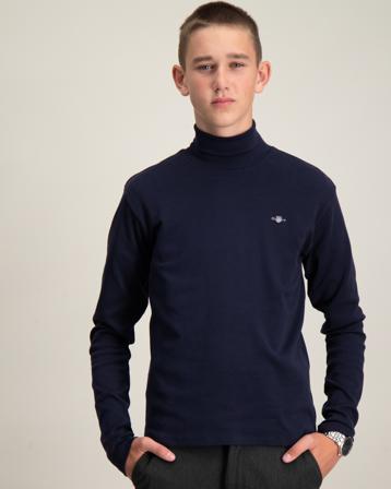 GANT SHIELD LS TURTLE NECK Blau T-Shirts Jungen - Kidsbrandstore