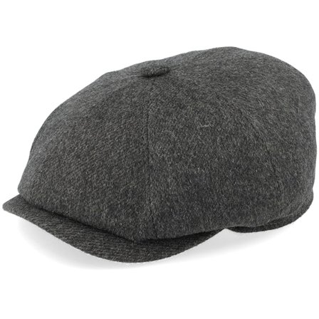 Stetson - Blau flatcap Cap - Hatteras Cashmere Navy Flat Cap @ Hatstore
